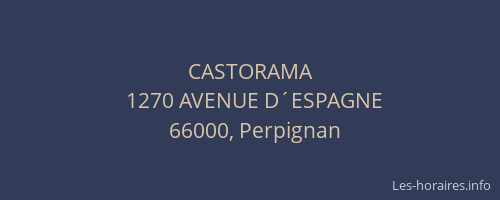 CASTORAMA
