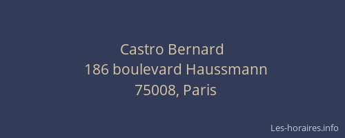 Castro Bernard
