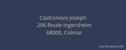 Castronovo Joseph