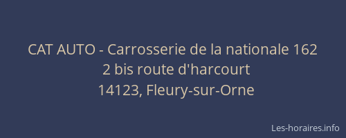 CAT AUTO - Carrosserie de la nationale 162