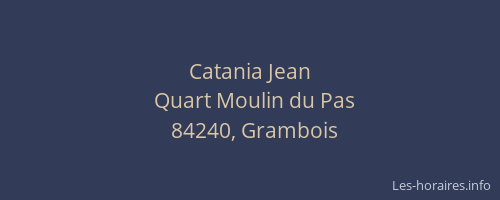 Catania Jean