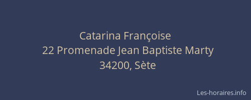 Catarina Françoise