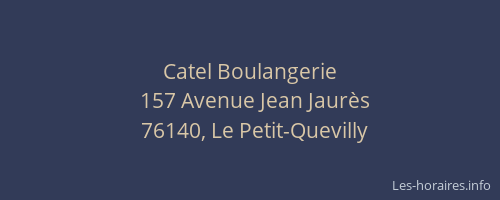 Catel Boulangerie