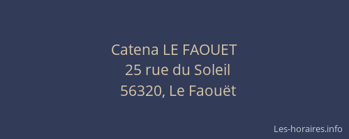 Catena LE FAOUET