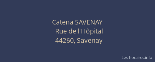 Catena SAVENAY
