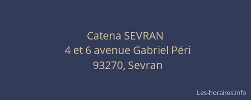 Catena SEVRAN