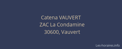 Catena VAUVERT