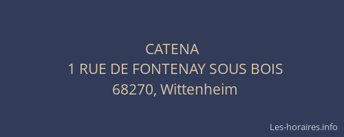 CATENA