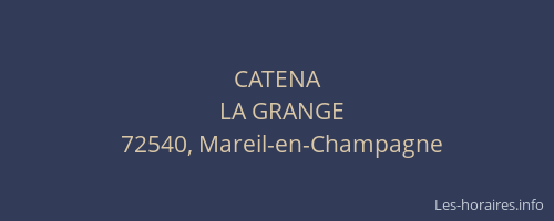 CATENA