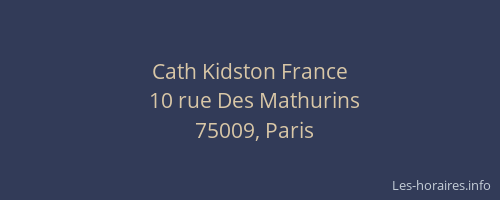 Cath Kidston France