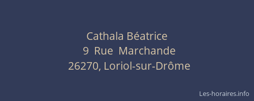 Cathala Béatrice