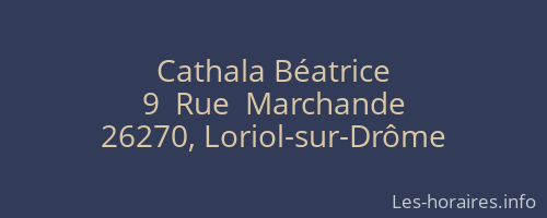 Cathala Béatrice