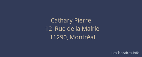 Cathary Pierre