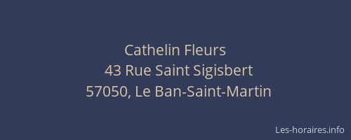 Cathelin Fleurs