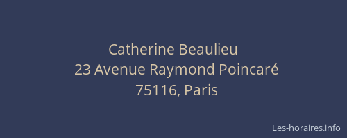 Catherine Beaulieu