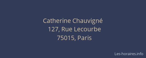 Catherine Chauvigné