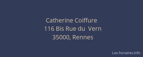 Catherine Coiffure