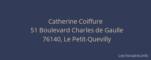 Catherine Coiffure