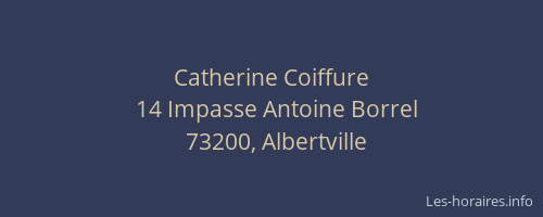 Catherine Coiffure
