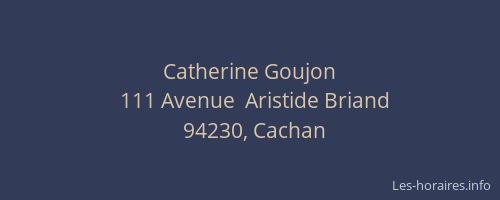 Catherine Goujon