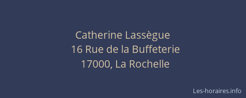 Catherine Lassègue