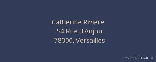 Catherine Rivière