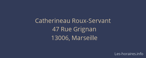 Catherineau Roux-Servant