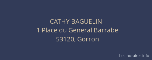 CATHY BAGUELIN