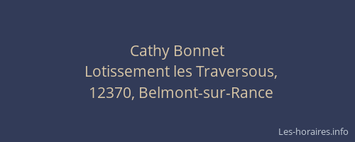 Cathy Bonnet
