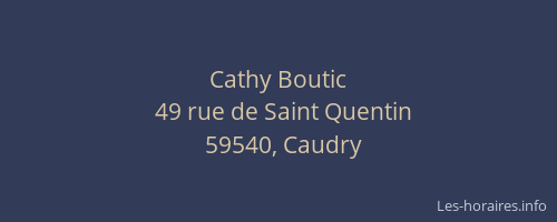 Cathy Boutic