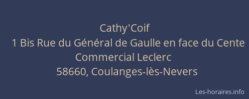 Cathy'Coif