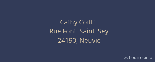 Cathy Coiff'