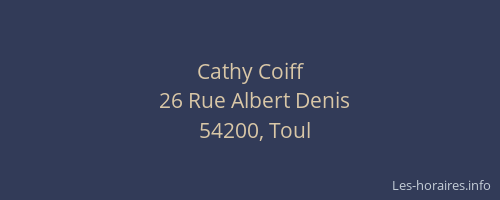 Cathy Coiff