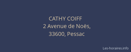 CATHY COIFF