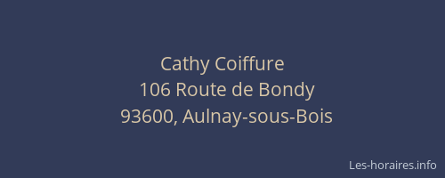 Cathy Coiffure