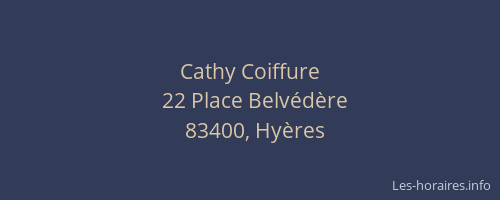 Cathy Coiffure