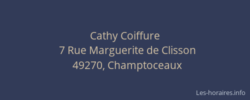 Cathy Coiffure