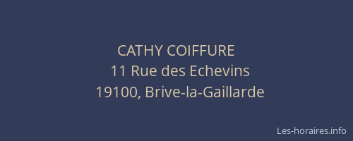 CATHY COIFFURE