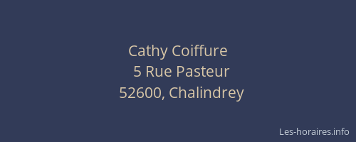 Cathy Coiffure