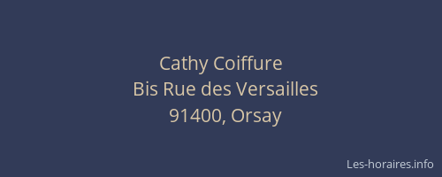 Cathy Coiffure