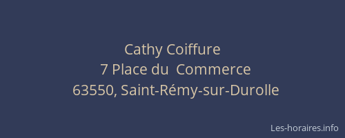 Cathy Coiffure
