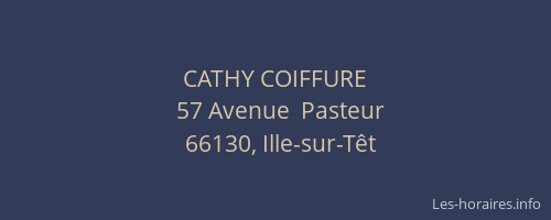 CATHY COIFFURE