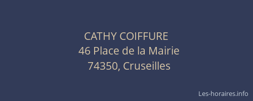 CATHY COIFFURE