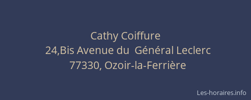 Cathy Coiffure