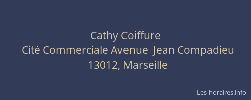 Cathy Coiffure