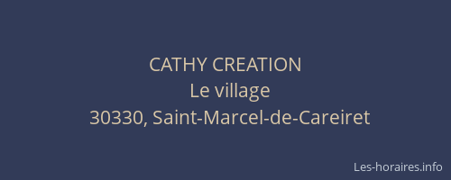 CATHY CREATION