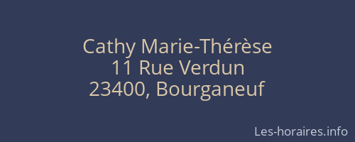 Cathy Marie-Thérèse