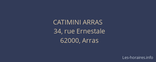 CATIMINI ARRAS