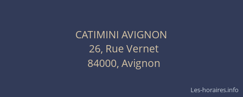 CATIMINI AVIGNON