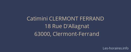 Catimini CLERMONT FERRAND